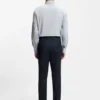 Slim-Fit-Hemd aus italienischem Baumwoll-Chambray