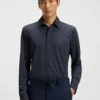 Slim-Fit-Hemd aus italienischem Stoff mit Performance-Stretch Slim-Fit-Hemd aus italienischem Stoff mit Performance-Stretch