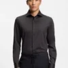 Slim-Fit-Hemd aus italienischer Baumwolle