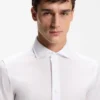 Slim-Fit-Hemd aus italienischer Baumwolle