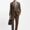 Slim-Fit-Hemd aus knitterfreier Baumwollmischung
