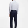 Slim-Fit-Hemd aus knitterfreier Baumwollmischung