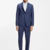 Slim-Fit-Hemd aus Leinen-Misch-Twill