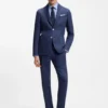 Slim-Fit-Hemd aus Leinen-Misch-Twill