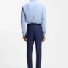 Slim-Fit-Hemd aus Leinen-Misch-Twill