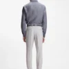 Slim-Fit-Hemd aus Leinen-Misch-Twill