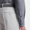 Slim-Fit-Hemd aus Leinen-Misch-Twill