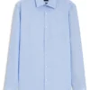 Slim-Fit-Hemd aus Leinen-Misch-Twill