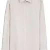 Slim-Fit-Hemd aus Leinen-Misch-Twill