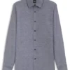Slim-Fit-Hemd aus Leinen-Misch-Twill