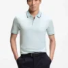 Slim-Fit-Hemd aus merzerisierter Baumwolle Slim-Fit-Hemd aus merzerisierter Baumwolle