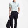Slim-Fit-Hemd aus merzerisierter Baumwolle Slim-Fit-Hemd aus merzerisierter Baumwolle