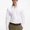 Slim-Fit-Hemd aus Oxford-Baumwolle
