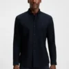 Slim-Fit-Hemd aus Oxford-Baumwolle