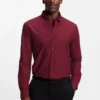 Slim-Fit-Hemd aus Oxford-Baumwolle