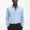 Slim-Fit-Hemd aus Performance-Stretch-Jersey