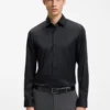 Slim-Fit-Hemd aus Performance-Stretch-Twill