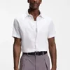 Slim-Fit-Hemd aus Stretch-Leinen