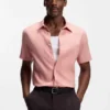 Slim-Fit-Hemd aus Stretch-Leinen