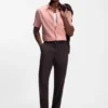 Slim-Fit-Hemd aus Stretch-Leinen
