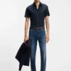 Slim-Fit-Hemd aus Stretch-Leinen