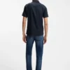 Slim-Fit-Hemd aus Stretch-Leinen