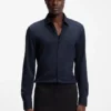 Slim-Fit-Hemd aus Stretch-Twill