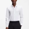 Slim-Fit-Hemd aus Stretch-Twill Slim-Fit-Hemd aus Stretch-Twill