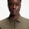 Slim-Fit-Hemd aus Stretch-Twill
