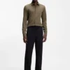 Slim-Fit-Hemd aus Stretch-Twill