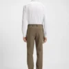 Slim-Fit-Hemd aus strukturiertem Performance-Stretch-Jersey