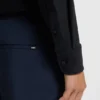 Slim-Fit-Hemd aus strukturiertem Performance-Stretch-Jersey