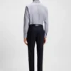 Slim-Fit-Hemd aus strukturierter Baumwolle