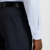 Slim-Fit-Hemd aus strukturierter Baumwolle