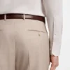 Slim-Fit-Hemd aus strukturierter Baumwolle aus italienischer Herstellung