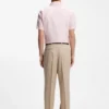 Slim-Fit-Hemd mit Blumenprint aus Stretch-Leinen