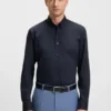 Slim-Fit-Hemd mit Double-B-Monogramm
