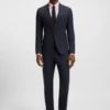 Slim-Fit-Hemd mit Double-B-Monogramm