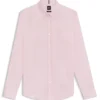Slim-Fit-Hemd mit Double-B-Monogramm