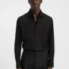 Slim-Fit-Hemd mit Jacquard-Muster