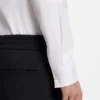 Slim-Fit-Hemd mit Logo-Jacquard