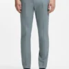 Slim-Fit-Hose aus Baumwolle, Seide und Stretch Slim-Fit-Hose aus Baumwolle, Seide und Stretch