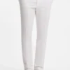 Slim-Fit-Hose aus Baumwolle, Seide und Stretch