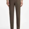 Slim-Fit-Hose aus Baumwolle, Seide und Stretch Slim-Fit-Hose aus Baumwolle, Seide und Stretch