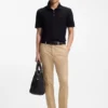 Slim-Fit-Hose aus Baumwolle, Seide und Stretch Slim-Fit-Hose aus Baumwolle, Seide und Stretch