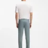 Slim-Fit-Hose aus Baumwolle, Seide und Stretch Slim-Fit-Hose aus Baumwolle, Seide und Stretch