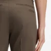 Slim-Fit-Hose aus Baumwolle, Seide und Stretch Slim-Fit-Hose aus Baumwolle, Seide und Stretch