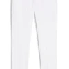 Slim-Fit-Hose aus Baumwolle, Seide und Stretch