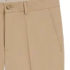 Slim-Fit-Hose aus Baumwolle, Seide und Stretch Slim-Fit-Hose aus Baumwolle, Seide und Stretch