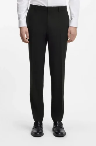 Slim-Fit-Hose aus Popeline-Mischgewebe